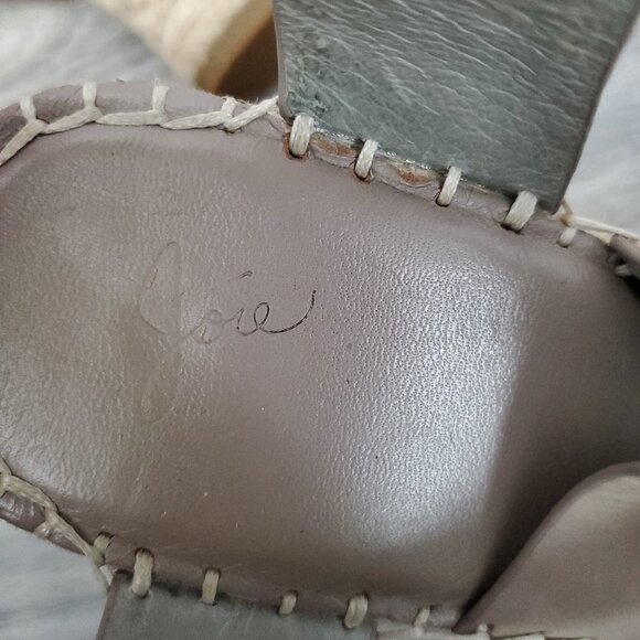 Joie Kaelyn Espadrille Strappy Open Toe Wedge Heel Sandal - Picture 10 of 15